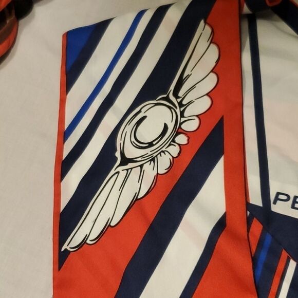 Striped  print  skinny  scarf - Picture 7 of 8